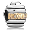 Pugster Golden Honey European Beads