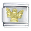 Glolden  Angel   Italian   Charm 