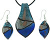 Sapphire Blue, Topaz Pendant