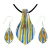 Tropical Breezes Murano Glass Pendant