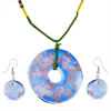 Blue And  Gold   Pendant  SET_MU033_X78