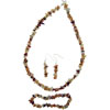 Orange Aventurine Beaded Necklace