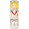 Blonde In White Multilink Italian Charm