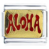 Aloha In  Red   Italian   Charm 
