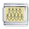  People  Hold Hands Italian Charm