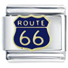 Blue Route 66 Italian Charm