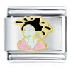 Lady Pink Kimono Italian Charm
