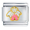 Angelic Teddy Bear Italian Charm