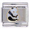 Panda Mom And Baby  Hand   Painted  Italian Charm Bracelets  ... 