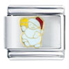 Dancing Snowman In Christmas Hat Italian Charm