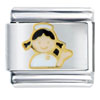 Cute Happy Nurse Italian Charm