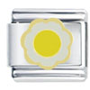 White And Yellow  Flower   Italian   Charm 