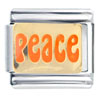 Orange  Peace  Italian Charm