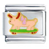 Odd Flying Pig Italian Charm