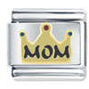 Gold Tone Queen Mom Italian Charm