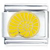 Yellow Seashell Italian Charm