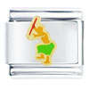 Baseball Player Italian Charm