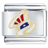 Uncle Sam Usa Hat Italian Charm