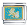 Japanese Character And  Snowman  Italian Charm