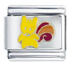 Yellow Squirrel Italian Charm
