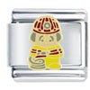 Cute Little Firefighter Italian Charm