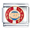Blue Life Guard Italian Charm