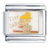 Girl Loves  Dad   Italian  Charm