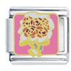 Bouquet Of Flowers Italian Charms Bracelet Link