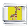 Multicolored Giraffe  Animal  Italian Charm