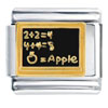 Educational Chalkboard Italian Charm