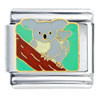 Koala  Bear  On Tree Italian Charm