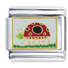 Walking Ladybug Italian Charm