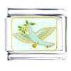 Peace Dove With Olive Branch Italian Charm