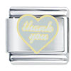 Thank You Heart  Love   Italian   Charm 