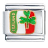 Glitter Flag Of Ireland Italian Charm