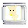 Happy Cheerful Pig Italian Charm