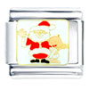 Christmas Santa And Kid Italian Charm