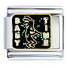 Kokopelli Baby Time Italian Charm