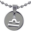 Libra Round Pendant
