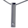 Bar With Birthstone Pendant