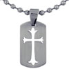 Stencil Cross Pendant