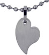 Abstract Heart Pendant