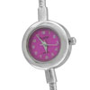 Hot Pink Arabic Numeral European Bead Watch