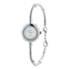 Metallic Gray Arabic Numeral European Bead Watch
