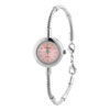 Salmon Pink Arabic Numeral European Bead Watch