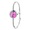 Soft Pink Arabic Numeral European Bead Watch