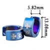 Blue Cross Formee  Stainless   Steel  Earrings