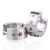  Earrings - Silver Star Stainless Steel Earrings