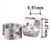 Silver Artistic Animal Symbol Earrings