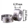 Coptic Cross  Stainless   Steel  Earrings